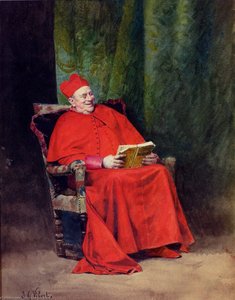 Reading Rabelais — Jehan Georges Vibert