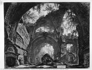 Ruins Of A Gallery Of Statues In Hadrian`s Villa At Tivoli — Giovanni Battista Piranesi, Neoclassicism
