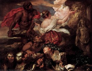 Pyrrha And Deucalion — Τζιοβάννι Μπενενဒέττο Καστιλιόνε, Baroque