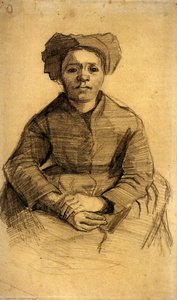 Seated Woman — Vincent Willem Van Gogh, Impressionistic Style