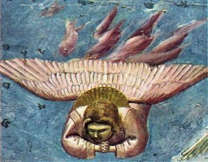 Scenes From The Life Of Christ: 20. Lamentation (detail) (11) — 乔托, Early Renaissance