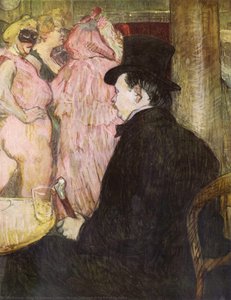 Maxime Dethomas At The Ball Of The Opera — Comte Henri Marie Raymond De Toulouse-lautrec-monfa, Post-impressionism