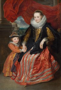 Susanna Fourment Y Su Hija — Sir Anthony Van Dyck, Baroque