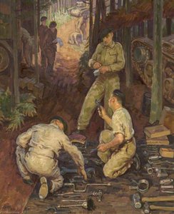 Tool Inspection — Henry Lamb, Post-impressionism