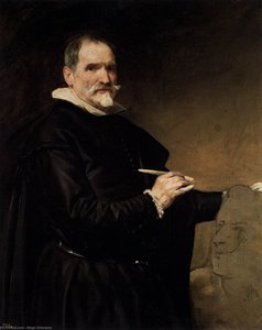 Portrait Of The Sculptor, Juan Martinez Montanes — Diego Rodríguez De Silva Y Velázquez, Baroque