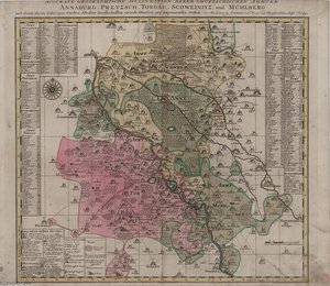 Electorate Of Saxony — Pieter Schenck, Cartography