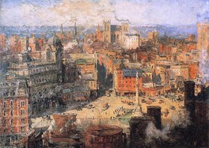 Columbus Circle — Colin Campbell Cooper