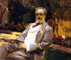 The Painter Raimundo De Madrazo Y Garreta — Joaquin Sorolla, Impressionistic Landscape