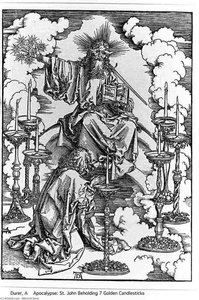 The Vision Of The Apocalypse 7 Candlesticks — Albrecht Dürer, Northern Renaissance