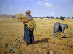 Harvesting - Harvesters (lumiar) — Антоніу Карвалью Да Сілва Порту, Impressionism