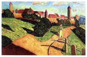 Vecchia Città Ii — Wassily Wassilyevich Kandinsky, Espressionismo
