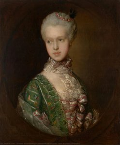 Elizabeth Wrottesley, Later Duchess Of Grafton — Thomas Gainsborough, Rococo Portraiture