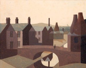 Potteries View With Canal — Jack Clarkson