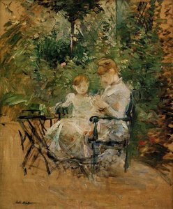 In The Garden — Berthe Morisot, Impressionism