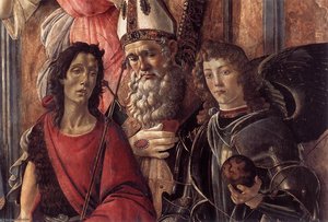San Barnaba Altarpiece (detail) — Sandro Botticelli, Early Renaissance