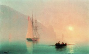 Ayu-dag On A Foggy Day — Ivan Konstantinovich Aivazovsky