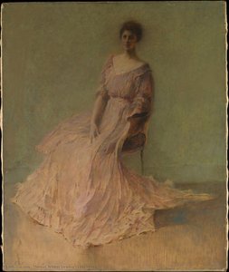Lilac Dress — Thomas Wilmer Dewing, American Tonalist Vision