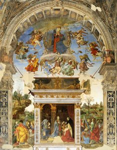 Altarwand Der Carafa-kapelle — Filippino Lippi