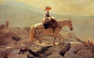 The Bridle Path, White Mountains — विन्सलो होमर, Contemporary Realism