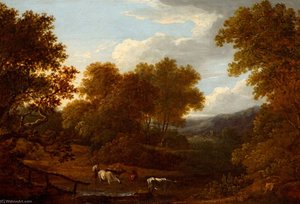 View Of Weston Church And Lansdown — Benjamin Barker Ii
