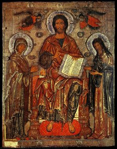 Deesis From The Church Of Nikola Of Kozhe — Orthodox Icons, Byzantine