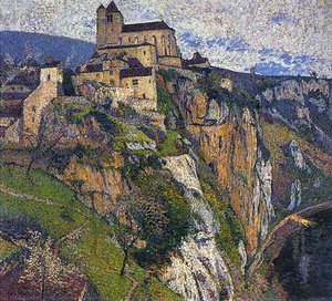 Saint Cirq Lapopie sous la Pluie