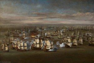 The Fleet At Sea — Willem Van De Velde Stariji, Dutch Golden Age