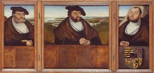 Electors Of Saxony: Friedrich The Wise, Johann The Steadfast And Johann Friedrich The Magnanimous — Лукас Кранах Старият, Northern Renaissance