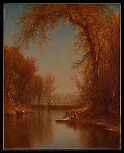 An Indian Summer Day On Claverack Creek — 샌포드 로빈슨 기포드, Hudson River School