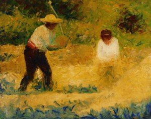 The Stone Breaker 2 — Georges Pierre Seurat, Neo-impressionism