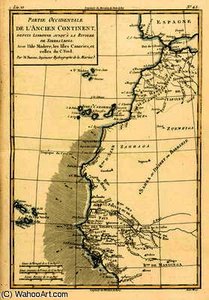 West Coast of Africa, from Lisbon to Sierra Leone, from 'Atlas de Toutes les Parties Connues du Glob
