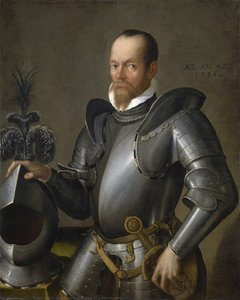Portrait Of A Men In Armour — Pietro Maria Bagnatore