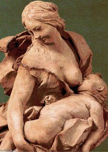 Charity With Four Children (detail) — Gian Lorenzo Bernini