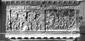 Deposition (detail) — დონატელო, Early Renaissance