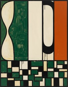 Monolithic Fragments Of Time In Earth Tones And Textured Geometric Abstraction — Laurent Fabre, Neo-abstract Art