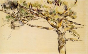 Large Pine — Paul Cézanne, Post-impressionist Landscape
