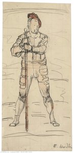 Krieger Mit Einem Schwert — Ferdinand Hodler, Symbolismus
