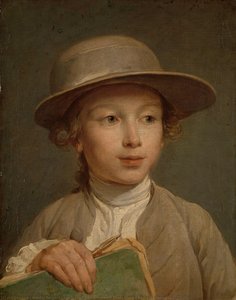 Boy with a Drawing Book, Nicolas Bernard Lépicié, c. 1772