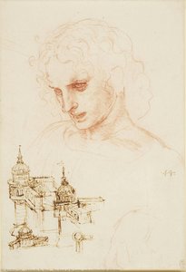 Glava Sv. Jakoba In Arhitekturni Skici — Leonardo Da Vinci
