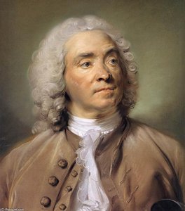 Portrait of Gabriel Huquier (detail)