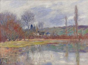 The Spring At Vetheuil — Claude Monet, Impressionism