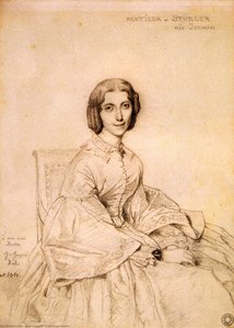 Madame Franz Adolf Von Stuerler Born Matilda Jarman — Jean-auguste-dominique Ingres, Neoclassicism
