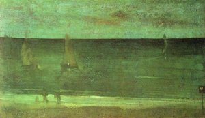 Nocturne: Blue And Silver - Bognor — 惠斯勒, Impressionism