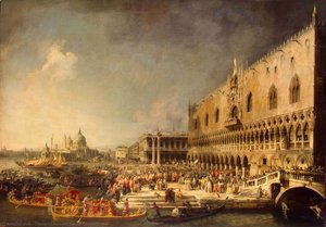 The Reception Of The French Ambassador In Venice — კანალეტო, Rococo