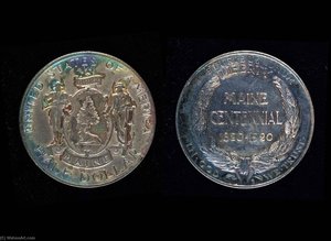 Maine Centennial Half Dollar (1820 1920) — Anthony De Francisci