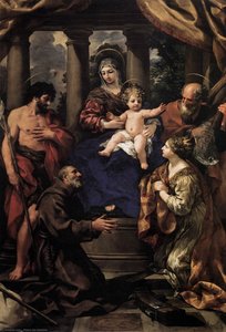 Virgin And Child With Saints — Pietro Da Cortona, Baroque Art