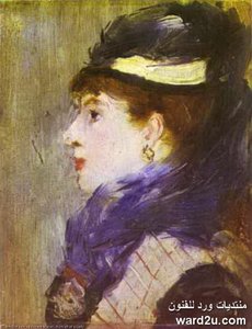 Portrait Of A Lady — ედუარ მანე, Impressionistic Elegance