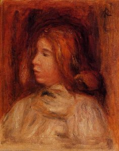 Portrait Of A Young Girl — Renoir, Impressionism