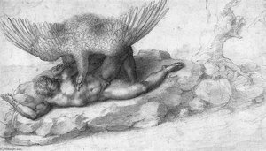 The Punishment Of Tityus (recto) — Michelangelo Buonarroti, High Renaissance