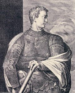 Caligula — Aegidius Ii Sadeler, Mannerist Reproduction